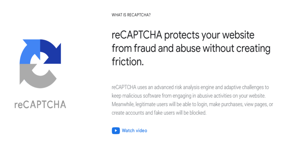 Google reCAPTCHA